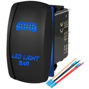 LED Light Bar Switch ON/Off 5 Pin Laser Marine Rocker Switch Waterproof 12V 2...
