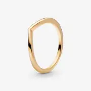 Authentic Pandora Gold Wishbone Ring size (60) 9