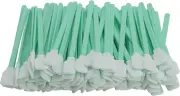 BODYA 100 Pieces Foam Cleaning Swab Sticks Square Tip Cleaning Bud Swabs Spon...