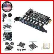 Expand Your Desktop with 7-Port PCIe USB 3.0 Expansion Card - Fast & Reliable