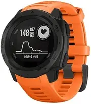 [MGTCAR] 22mm Smart Watchband Strap Replacement For Garmin Instinct Sport Easyfit Silicone Bracelet Quick Fit Wristband Band Accessories