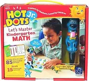 Educational Insights Hot Dots Jr. Let's Master Kindergarten Math Set with Ace Pen