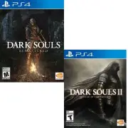 Dark Souls Remastered + II: Scholar of the First Sin PS4 New Game Bundle Special
