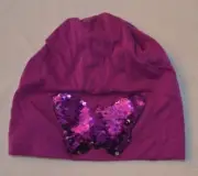 beanies soft with reversible sequin applique fushia