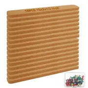 16 Pack Cork Board 15 x 2 Inch Corkboard Bulletin Board Bar Strip 1/2-Inch Th...