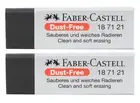 2 - Faber Castell : Dust-Free Eraser : Black 18 71 21