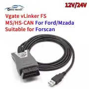 12/24V USB Full FORScan Functions For Switch OBD2 Scanner Adapter Car Diagnostic