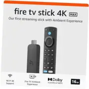 Amazon streaming device, supports Wi-Fi 6E, free & live TV Fire TV Stick 4K Max