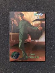 1995 DC Batman Forever Fleer Metal THE RIDDLER #4 Insert MOVIE PREMIERE Card