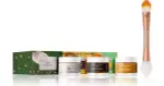 Revolution Skincare X Jake-Jamie Feed Your Gift Edition Toffee Apple Face Mask Set 50ml + Mince Pie 50ml + Candy Cane 50ml + Face Mask Brush