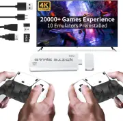 Upgraded Retro Gaming Console, Wireless Retro Game Stick, Built-In 20,000+ Games
