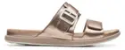 Clarks Cloudsteppers Women’s June Sun Flat Sandals in Rose Gold Synthetic 10M