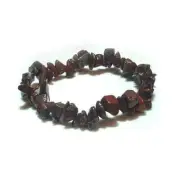 Brecciated Jasper Gemstone Chip Stretch Bracelet