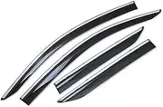 FUWKAIZS Window Deflector Compatible for Toyota CHR C-HR 2016 2017 2018 2019 Car Wind Deflector Window Weather Shield Sun Visor Guard Accessories