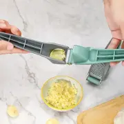 Stainless Steel Garlic Press Manual Clean Garlic Ginger Mincer Easy To Squee Hot