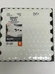Vinyl 4 Pack Peel and Stick Kitchen and Bathroom Wall Tile Backsplash