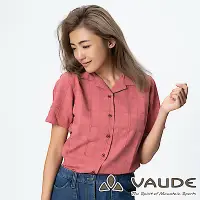 在飛比找Yahoo奇摩購物中心優惠-【德國 VAUDE】女款防曬吸溼排汗短袖格紋襯衫VA-060