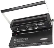 Binding Machine Spiral Coil Wire Binder 34 Square Holes Punching 12 Sheets for A4 A5 Letter Size Office School