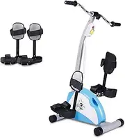 Foot Pedal Exerciser Cycle Bike,Leg Arm Cardio Training Table Resistance Rehabilitation Stationary Mini Exercise (Color : M)