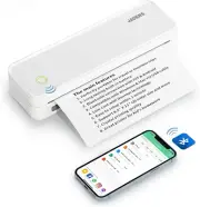 School Supplies Wireless Portable Printer for Travel, Bluetooth Thermal Printer,