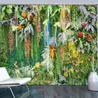 White Fall Lotus Seed 3D Curtain Blockout Photo Printing Curtains Drape Fabric