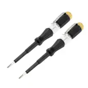 Circuit Tester, 3mm Slotted Screwdriver Voltage Tester Pen AC100-500V 2pcs