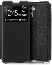 Cool Flip Cover Case for Samsung A546 Galaxy A54 5G Smooth Black