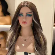 Female Mannequin Head Beauty Accessories Wig Stand for Necklace Hats Jewelry