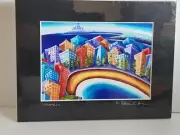 Deborah Broughton Sydney Australian 'MANLY' Signed & mounted artwork