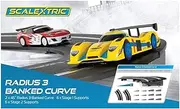 [Scalextric] 1:32 Scale Track Radius 3 45 Degree Banked Curve Race Tracks Accessory