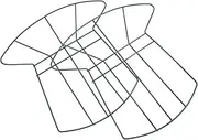 GREENADSCAPE 2Pcs Patrick Day Wire Wreath Frame Hat Shaped Garland for DIY Crafts Holiday Decorations for