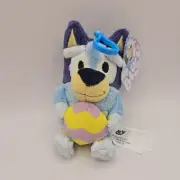 Bluey & Friends Bluey Easter Egg 6" Mini Plush Clip On Keychain BRAND NEW