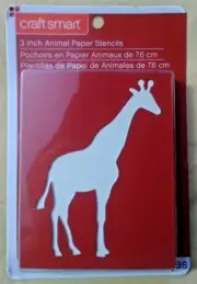 SET OF 48 Reusable Animal Craft Stencils