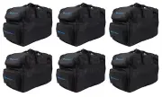 6) Rockville RLB30 Bags for 4 Slim Par Chauvet/ADJ Lights+Controller+Accessories