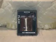 Flask Buxton( 3.5"long x 7/8"wide x 4.5"high)Holds 6 oz - includes Funnel