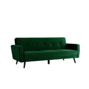 Esben 6-Seater Velvet Sofa Bed Set w/ Ottoman