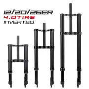 12/20/26Inch E-bike Snow Bike Fat Fork Inverted Spring Oil Suspension Fork