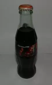 1996 COCA COLA SANTA CHRISTMAS BOTTLE UNOPENED