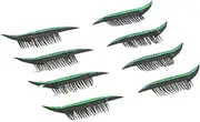 DRESSOOS 4 Pairs False Eyelashes Adhesive Eye Liner Sticker Tape for Women Men Cosplay