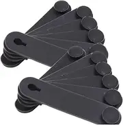 IEDZCUMC Motorcycle Rubber Frame Securing Cable Wiring Harness Compatible with R 1250 Gs Adventure Hornet Exc Accessories Ornamental Moulding(Black 10pcs)