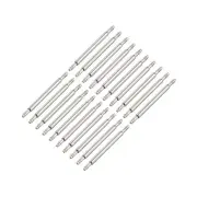 Spring Bar Pins 18mmx1.5mm Double Fringe Stainless Steel Watch Band Pins 20Pcs
