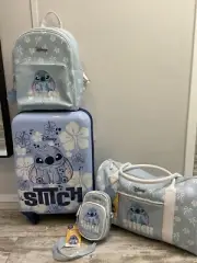NWT Lilo & Stitch Carry On Luggage, Weekender, Backpack And Phone Crossbody Bag