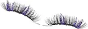 False Eyelashes,Fake Lashes Handmade Gorgeous,3D Volume, Fluffy Makeup Eyelashes Faux for New Year Party Valentines Costume, violet 22mm