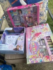 3 NIB Girls Gifts Barbie, Nail ArtDisney Frozen iHome Bluetooth Karaoke Machine