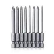 8Pcs 1/4in Hex Shank Drill Bits Magnetic Long Hex Head Screwdriver9406