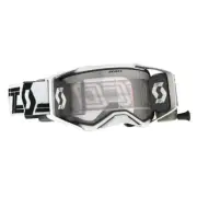Mask Prospect Super Wfs Roll-Off Included White Black - Visor Clear W/