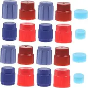 PAMINGONO 1 Set Air Conditioning Service Cap Durable Charging Port Covers for Ac Systems Dirt Protection Includes Caps for Various Specifications
