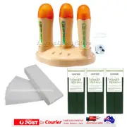 3 in One Wax Warmer Kit Roll On Cartridge Heater Caronlab Olive Oil Strip Wax