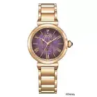 CITIZEN L EM1079-89W Disney Purple "Frozen" Limited Women's Watch New in Box