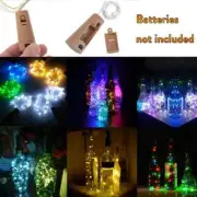 1M 2M 3M Cork Fairy Light Silver Copper Wire String for Party DIY Bottle Decor